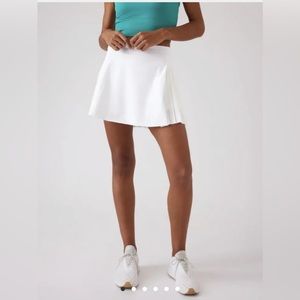 NWT- Athleta Advantage Skort - Bright White- Size Small
